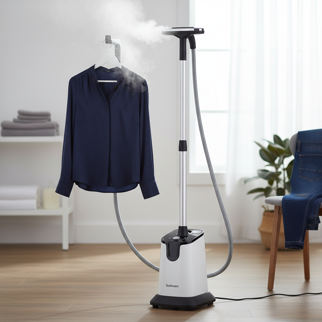 Review: Sunbeam Upright Garment Steamer for Effortless Wrinkle Removal