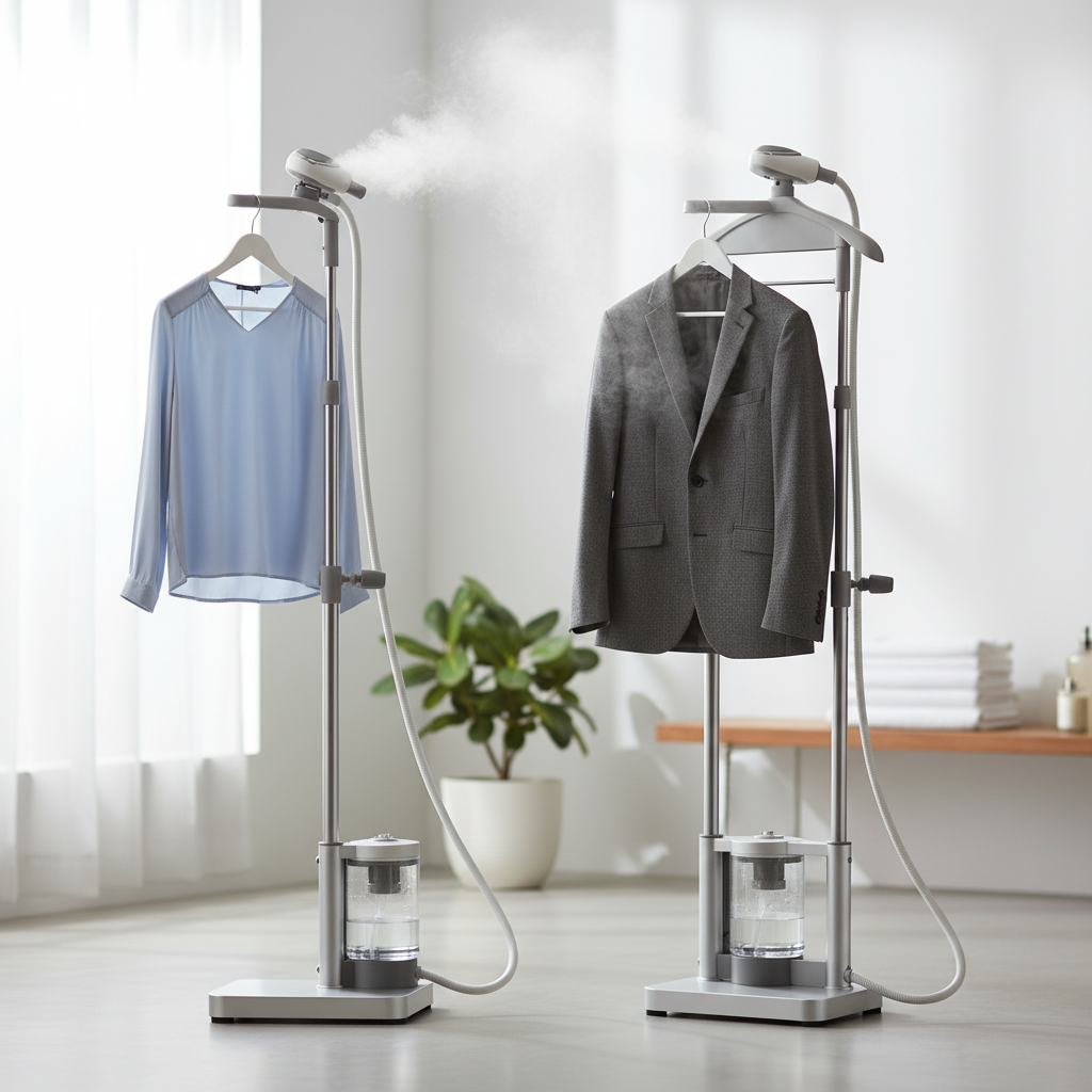 Why Stability Matters: Single vs. Double Pole Standing Garment Steamers